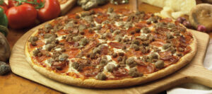Pepperoni & sausage pizza